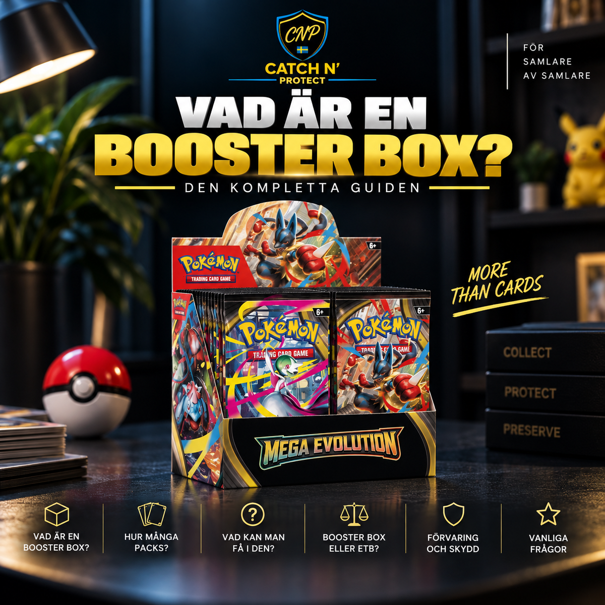 Vad är en Pokémon Booster Box? Komplett guide om Booster Packs, innehåll, förvaring och skydd | Catch N’ Protect