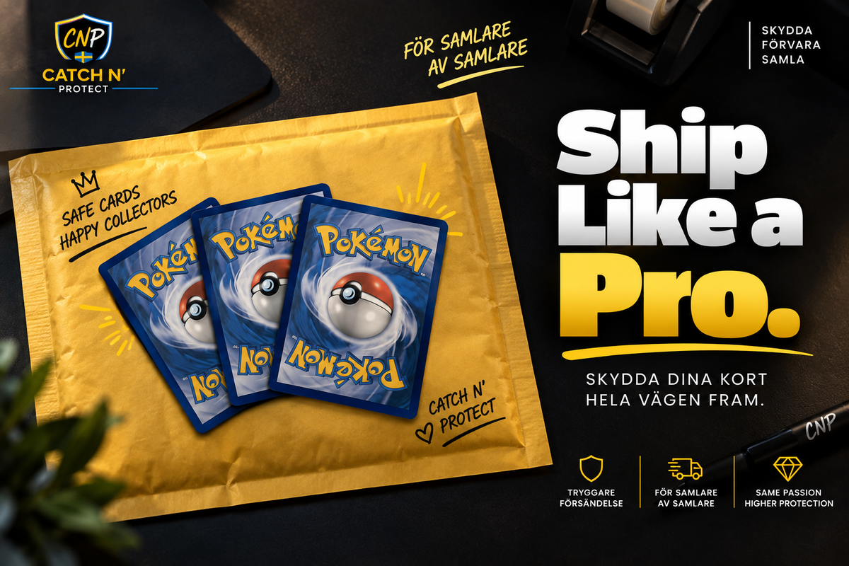 Hur skickar man Pokémonkort säkert – guide för packning och skydd av samlarkort | Catch N’ Protect