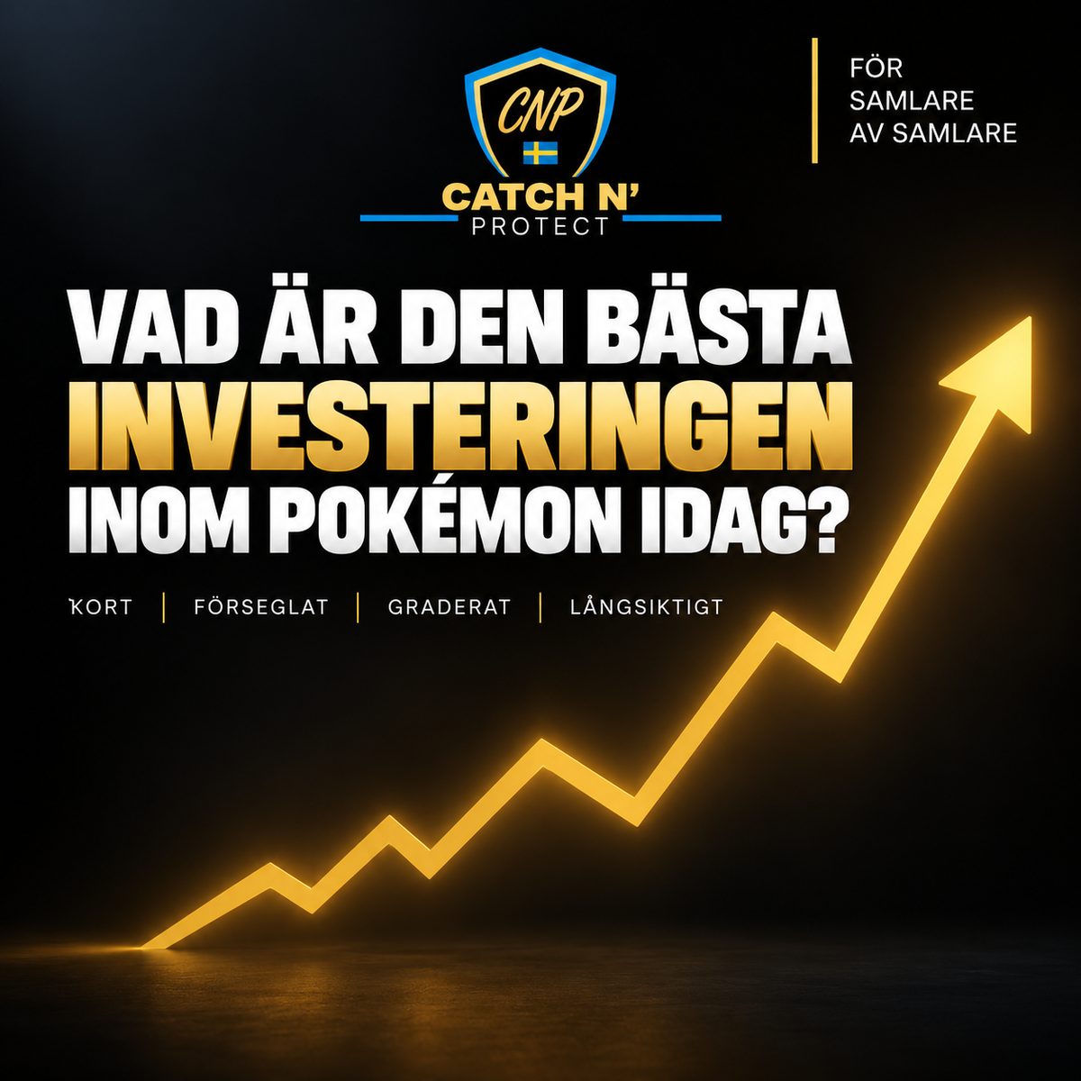 Vad är den bästa investeringen inom Pokémon idag? Guide om Pokémonkort, sealed produkter och graderade kort | Catch N’ Protect