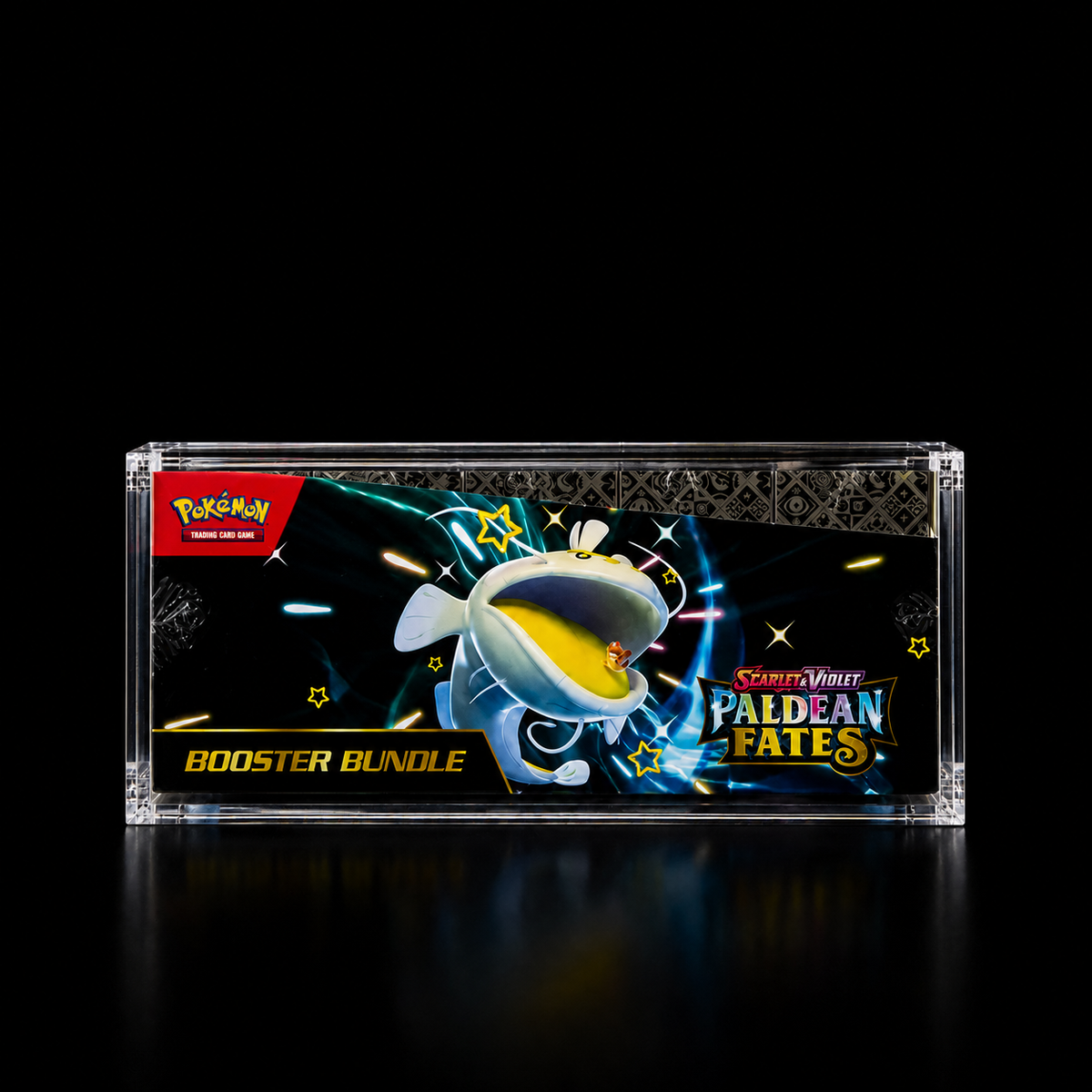 Akrylbox för Pokémon Booster Bundle Display – skyddsbox för display och förvaring