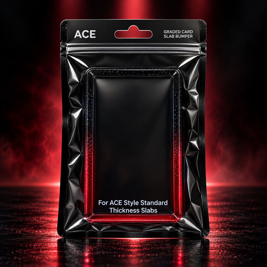Crimson Shadow – ACE Premium Card Bumper / Slab Guard för graderade kort | Catch N’ Protect