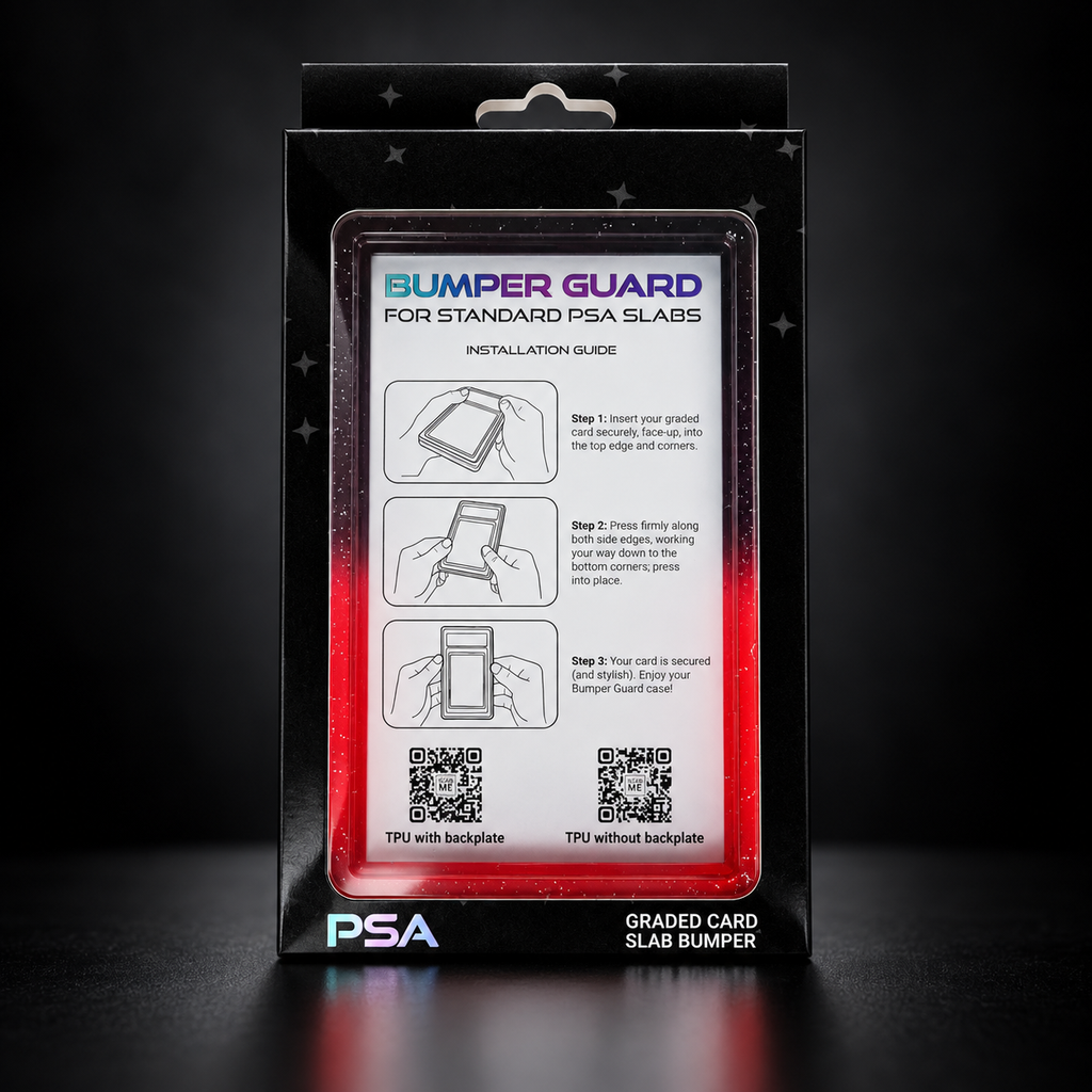 Crimson Shadow – PSA Premium Card Bumper / Slab Guard för graderade kort | Catch N’ Protect