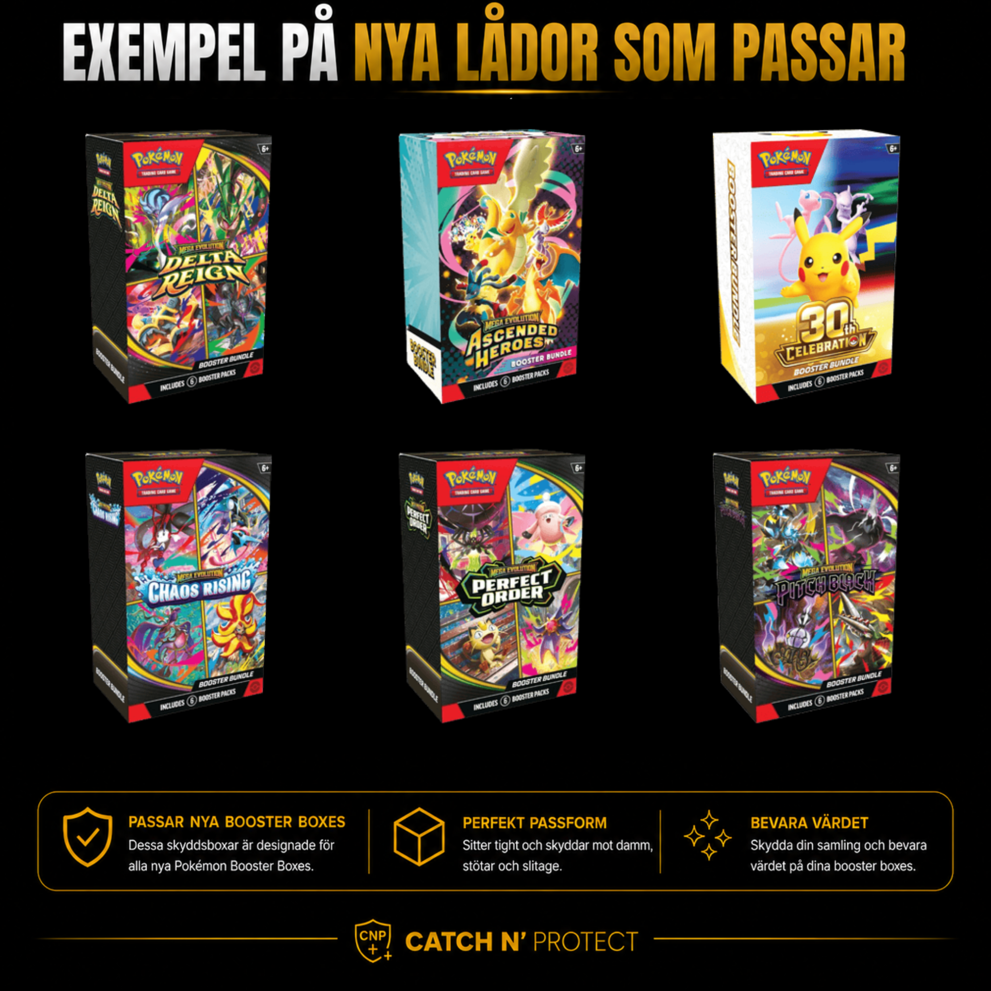 Booster Bundle skyddsbox - Pokemon