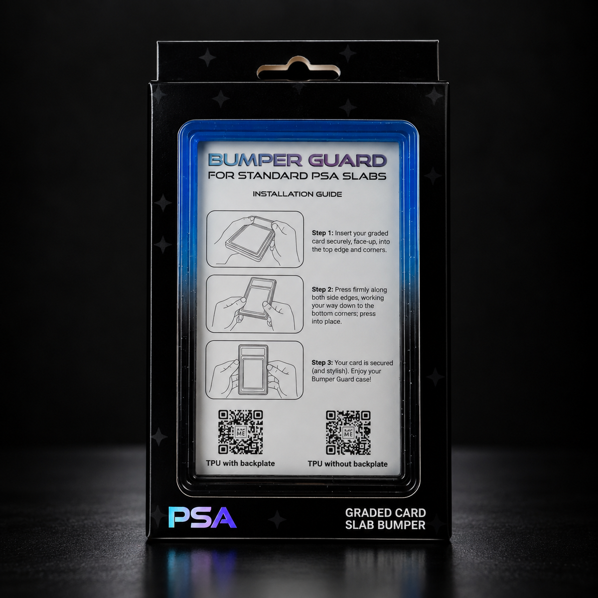 Midnight Blue – PSA Premium Card Bumper / Slab Guard för graderade kort | Catch N’ Protect