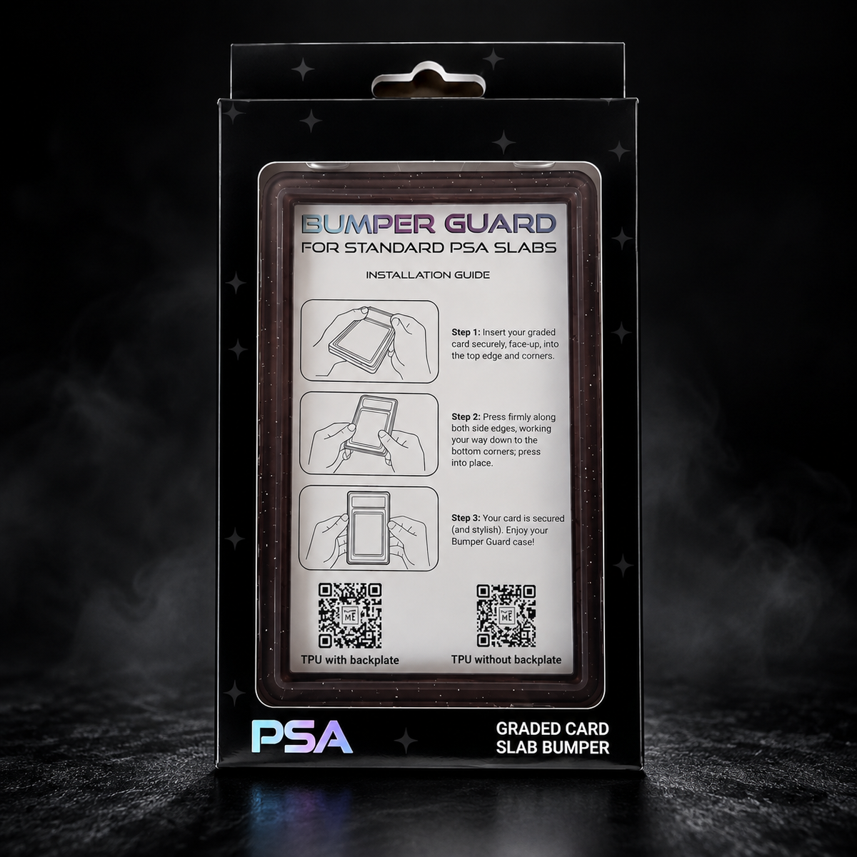 Midnight – PSA Standard Card Bumper / Slab Guard för graderade kort | Catch N’ Protect