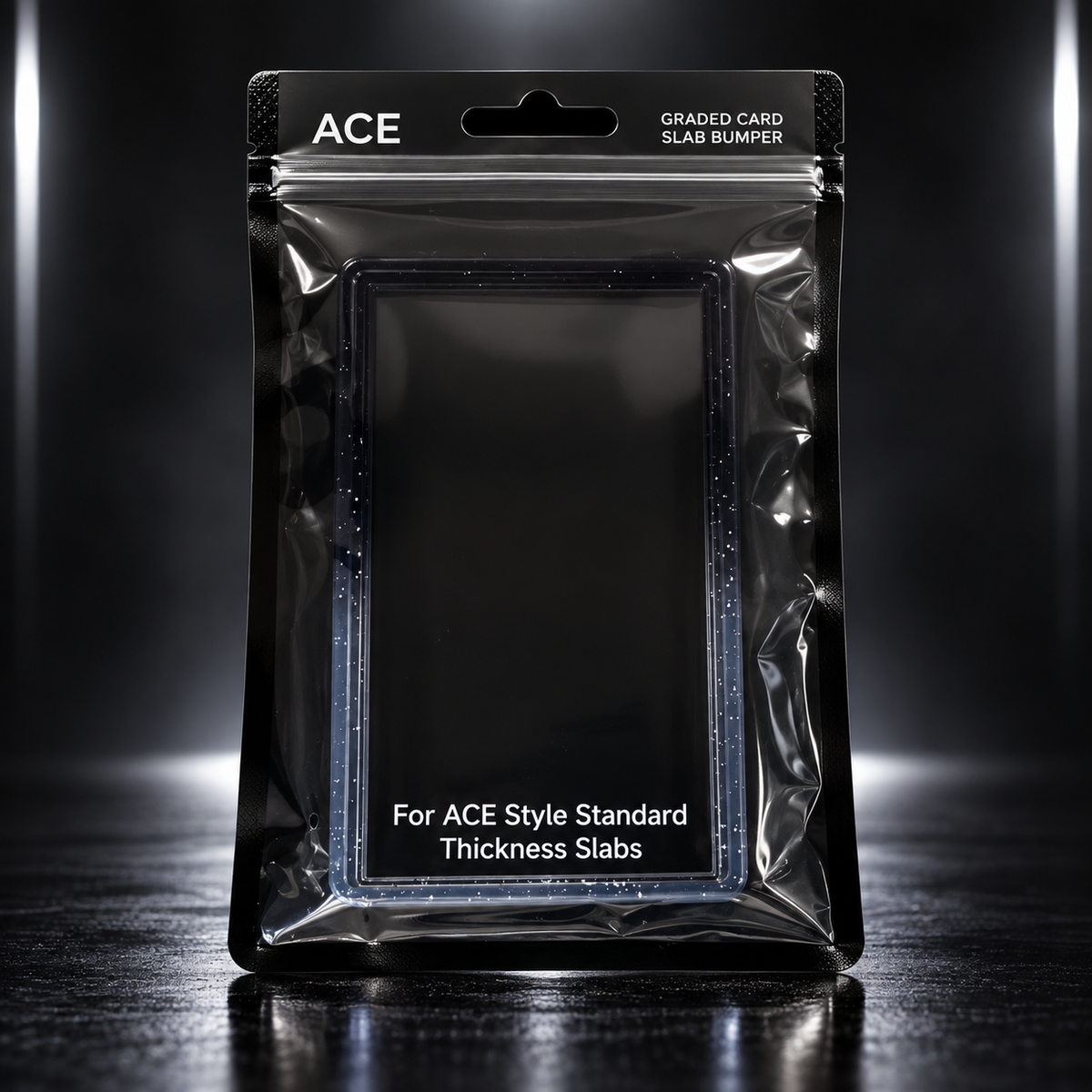 Midnight Silver – ACE Premium Card Bumper / Slab Guard för graderade kort | Catch N’ Protect