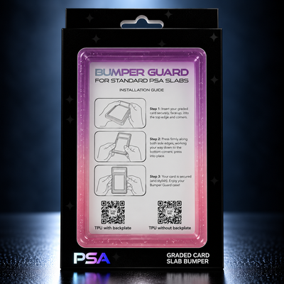 Neon Magenta – PSA Premium Card Bumper / Slab Guard för graderade kort | Catch N’ Protect