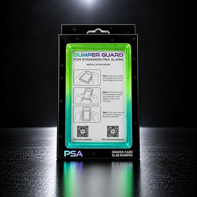 Neon Surge – PSA Premium Card Bumper / Slab Guard för graderade kort | Catch N’ Protect