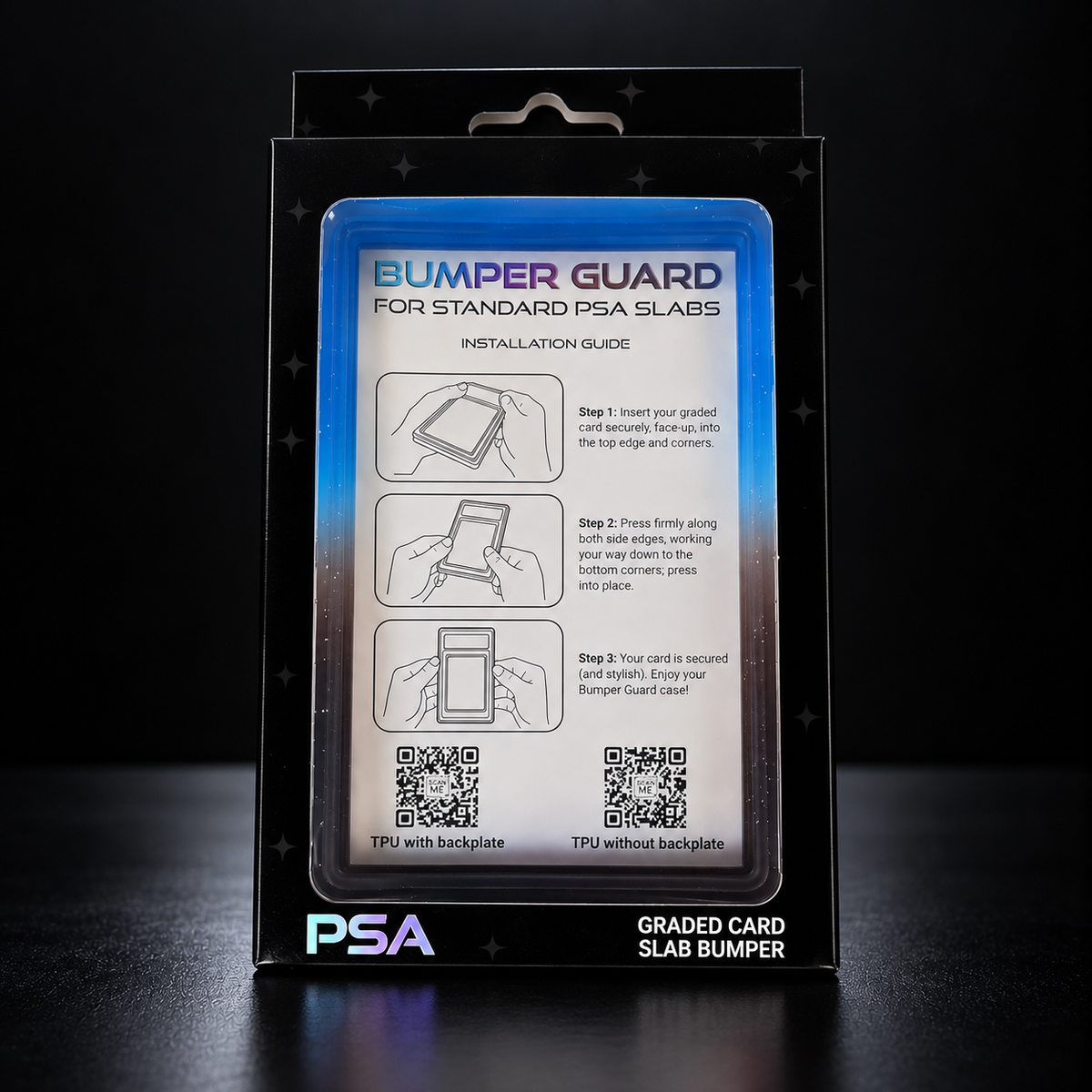 Ocean Shadow – PSA Standard Card Bumper / Slab Guard för graderade kort | Catch N’ Protect