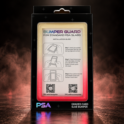 Peach Flare – PSA Standard Card Bumper / Slab Guard för graderade kort | Catch N’ Protect