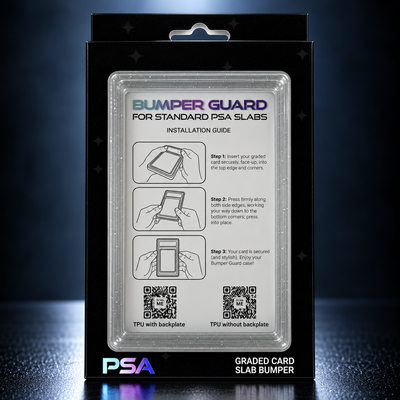 Silver Frost – PSA Premium Card Bumper / Slab Guard för graderade kort | Catch N’ Protect