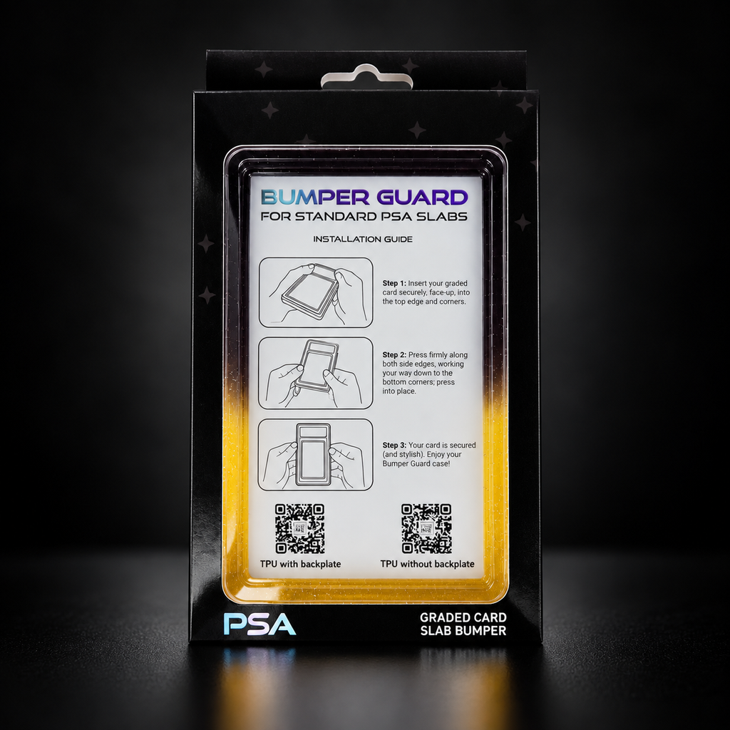 Solar Flare – PSA Premium Card Bumper / Slab Guard för graderade kort | Catch N’ Protect