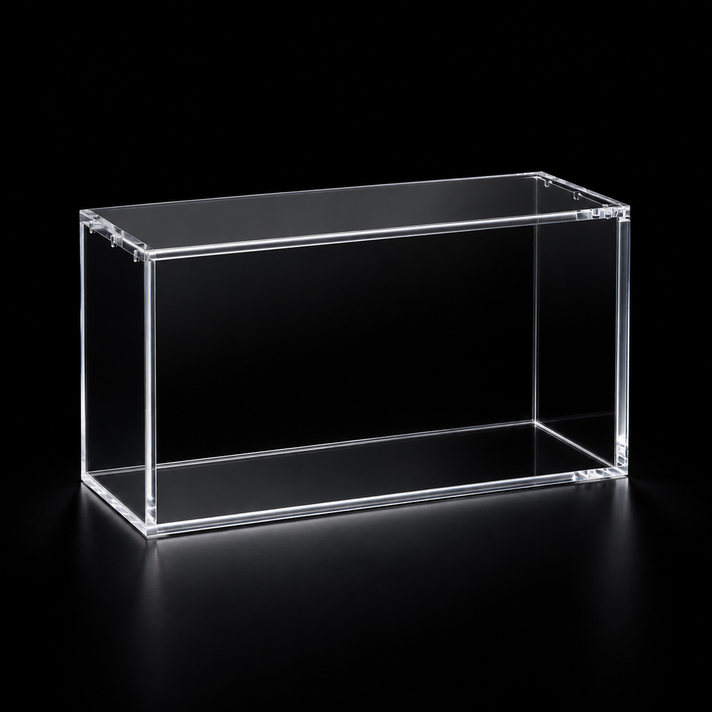 Transparent akrylbox och skyddsbox för Pokémon Charizard UPC Ultra Premium Collection