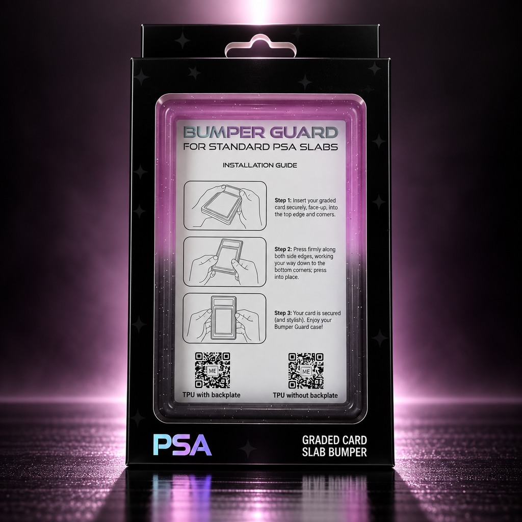 Violet Shadow – PSA Standard Card Bumper / Slab Guard för graderade kort | Catch N’ Protect